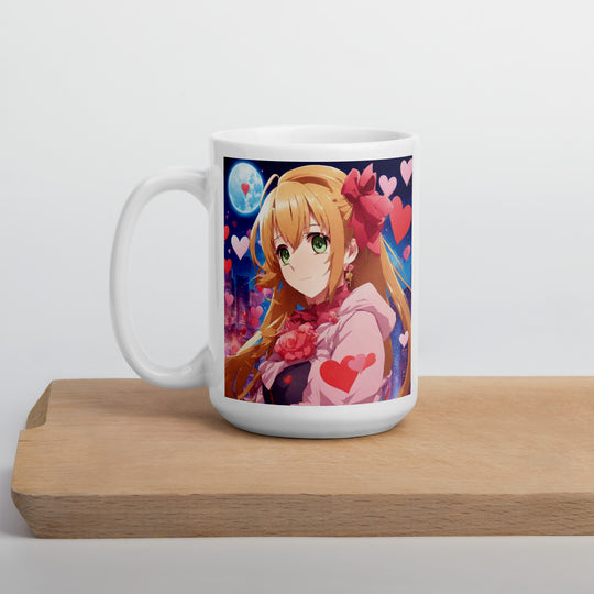 White glossy mug - WhatUWant2Buy