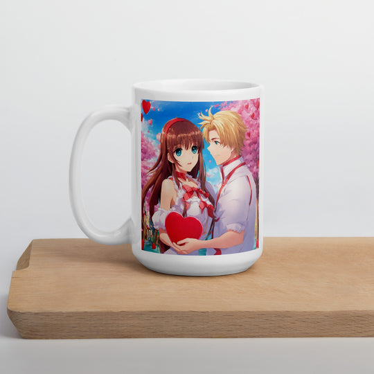 White glossy mug - WhatUWant2Buy