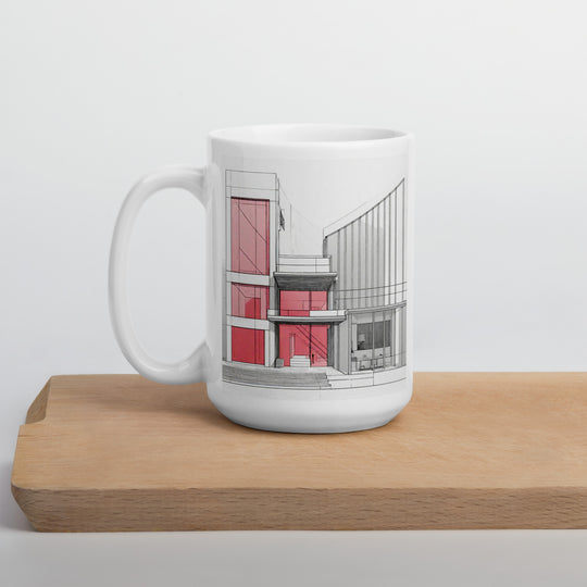White glossy mug - WhatUWant2Buy