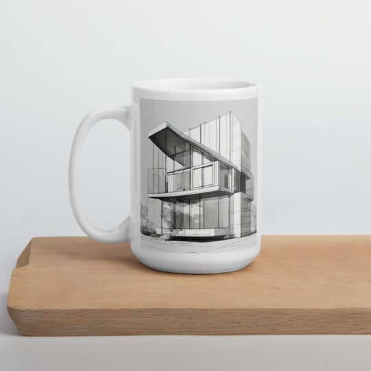 White glossy mug - WhatUWant2Buy