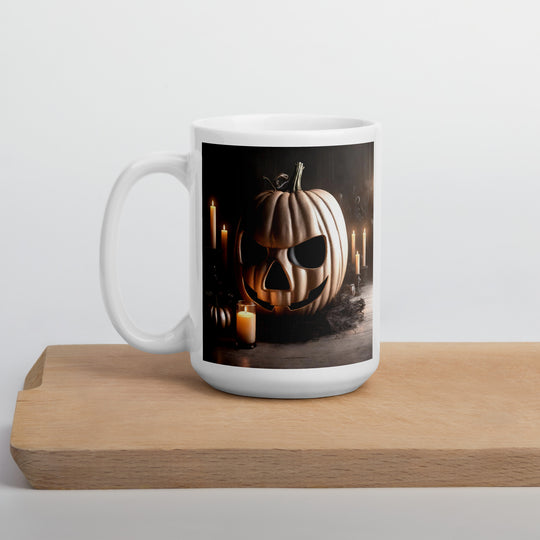 White glossy mug - WhatUWant2Buy