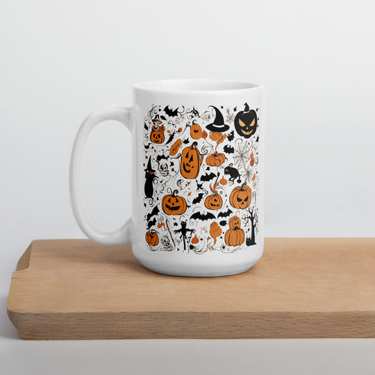 White glossy mug - WhatUWant2Buy