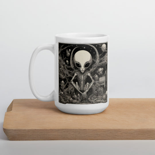 White glossy mug - WhatUWant2Buy