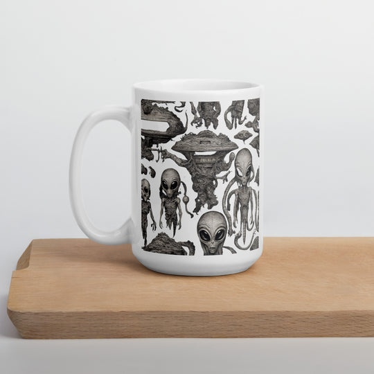 White glossy mug - WhatUWant2Buy
