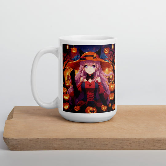 White glossy mug - WhatUWant2Buy