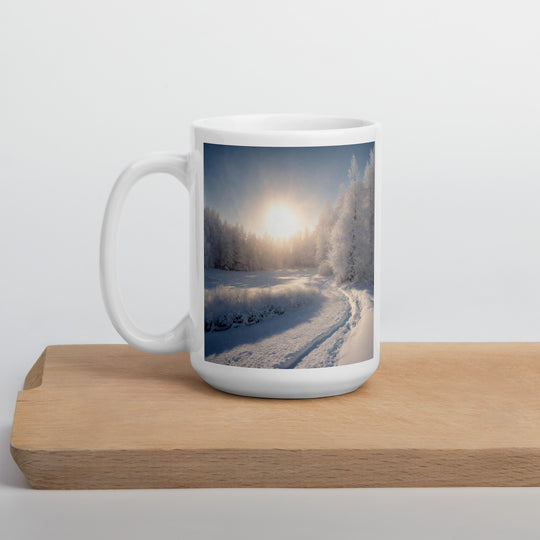 White glossy mug - WhatUWant2Buy