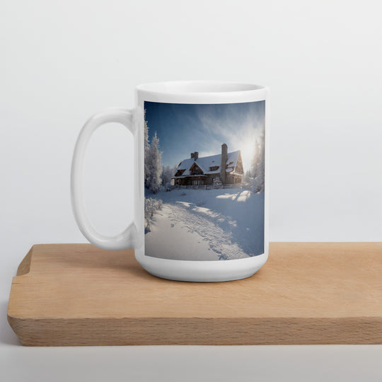 White glossy mug - WhatUWant2Buy