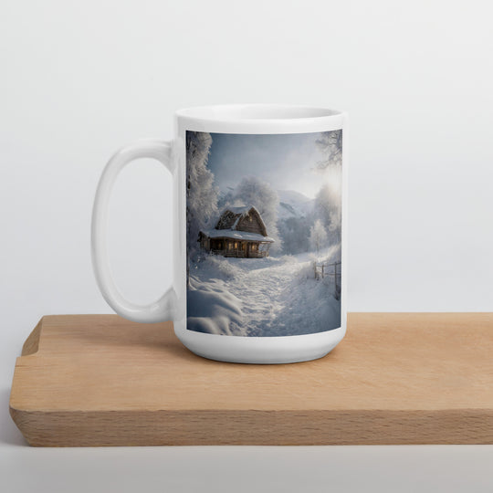 White glossy mug - WhatUWant2Buy