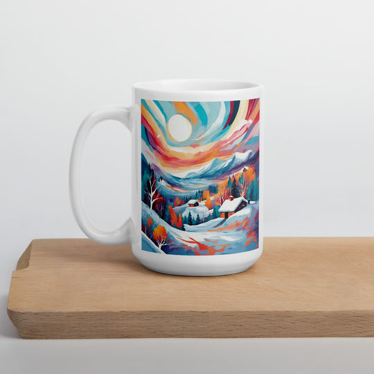 White glossy mug - WhatUWant2Buy