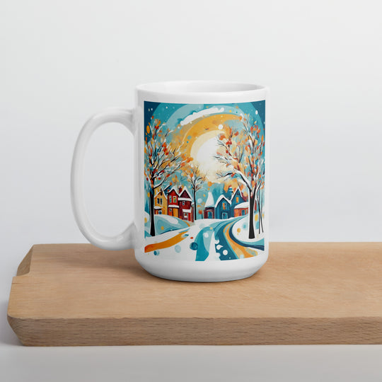 White glossy mug - WhatUWant2Buy