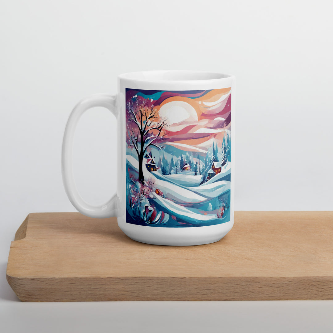 White glossy mug - WhatUWant2Buy