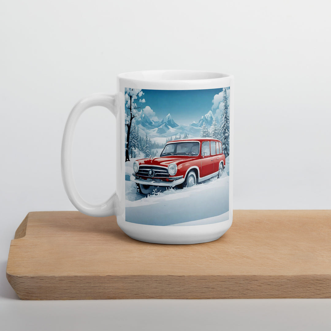 White glossy mug - WhatUWant2Buy