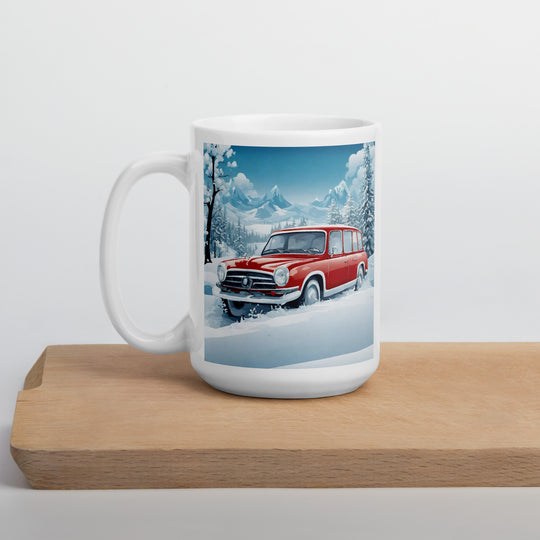White glossy mug - WhatUWant2Buy