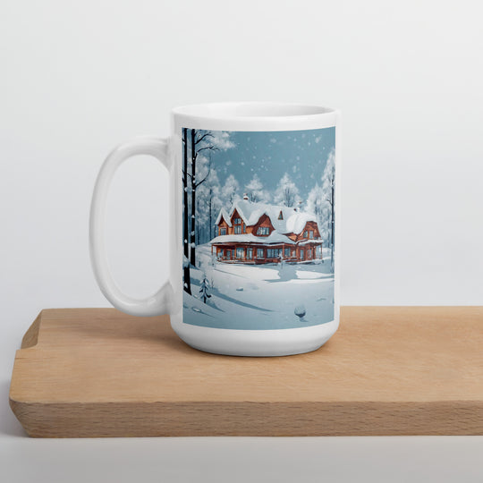 White glossy mug - WhatUWant2Buy