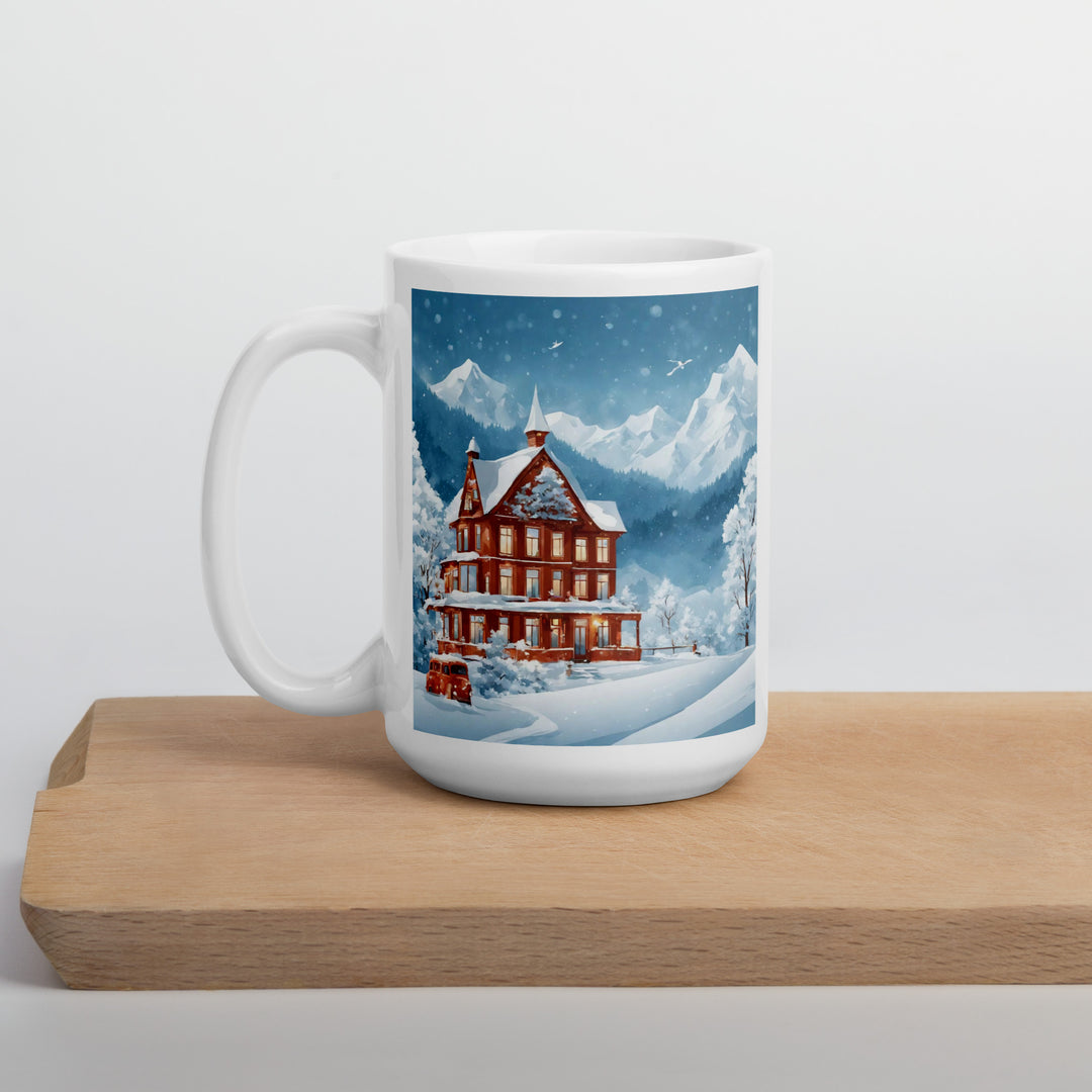 White glossy mug - WhatUWant2Buy