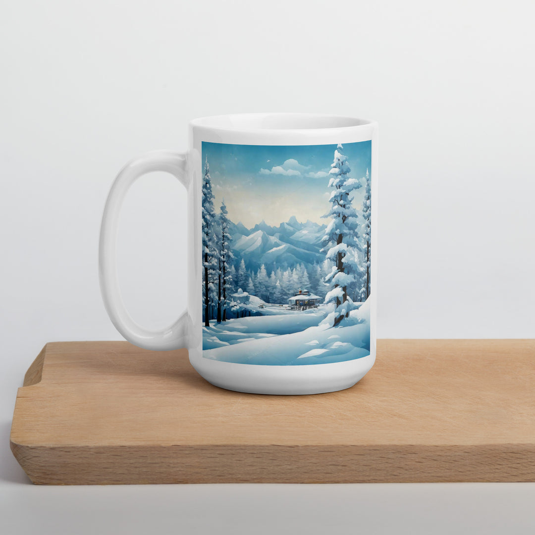 White glossy mug - WhatUWant2Buy