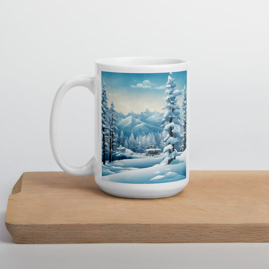 White glossy mug - WhatUWant2Buy