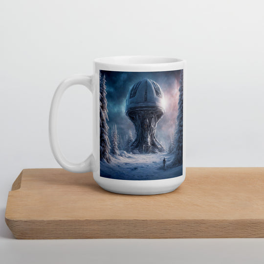 White glossy mug - WhatUWant2Buy