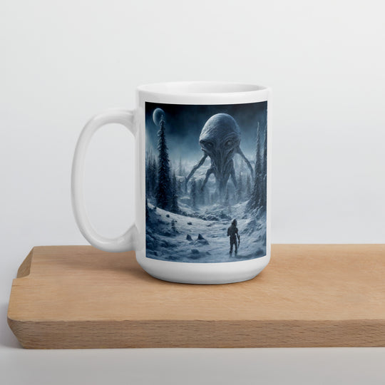 White glossy mug - WhatUWant2Buy