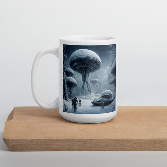 White glossy mug - WhatUWant2Buy