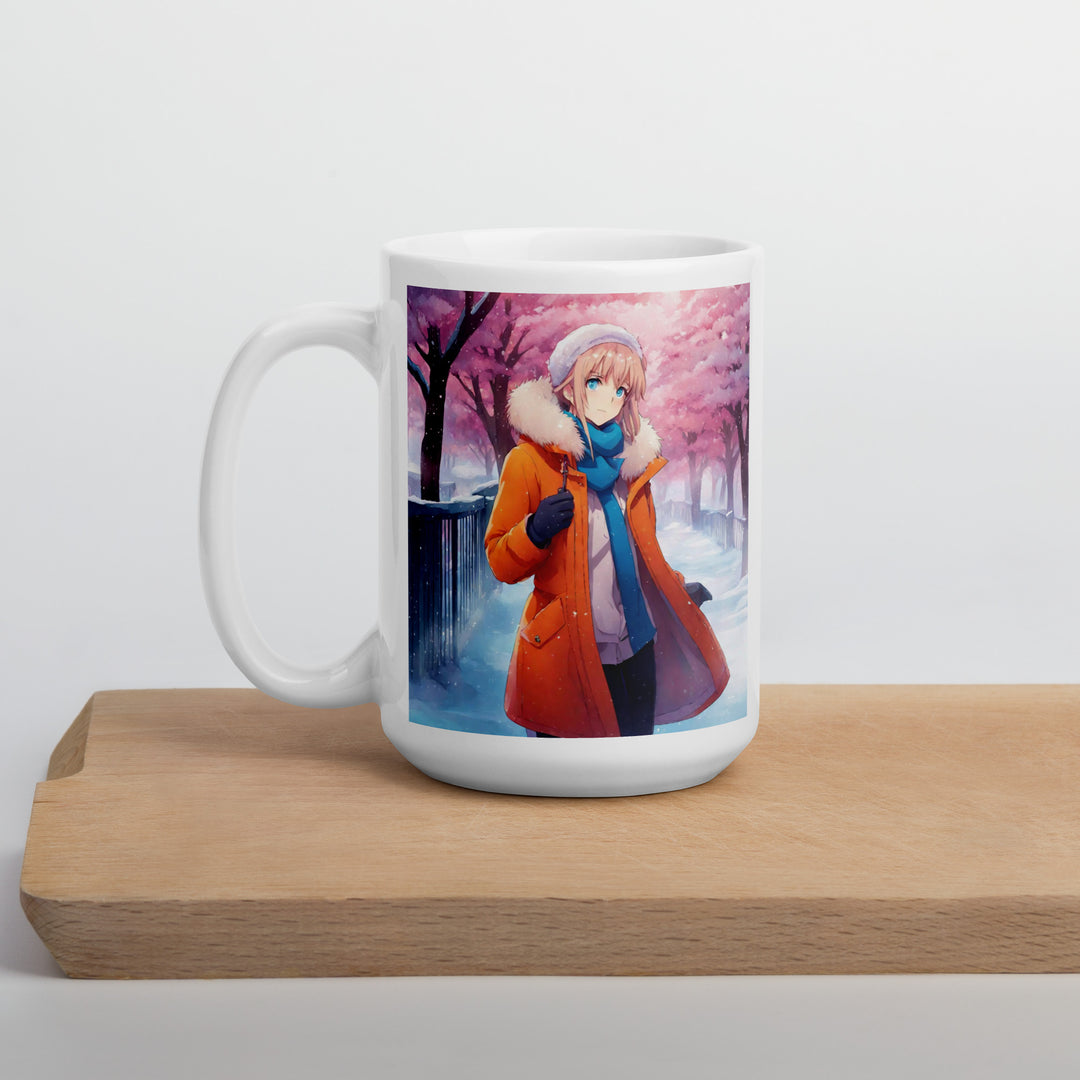 White glossy mug - WhatUWant2Buy