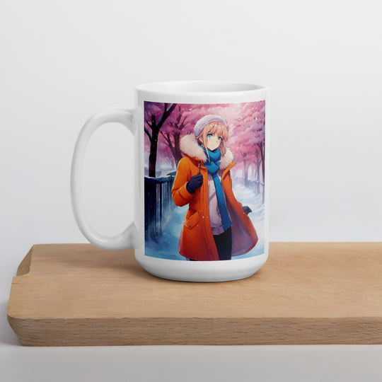 White glossy mug - WhatUWant2Buy
