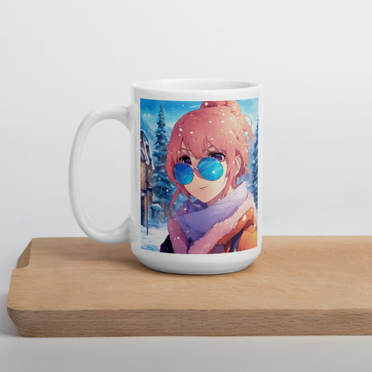 White glossy mug - WhatUWant2Buy