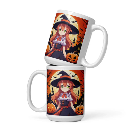 White glossy mug - WhatUWant2Buy