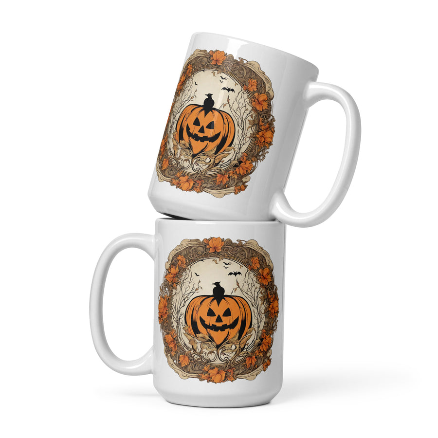 White glossy mug - WhatUWant2Buy