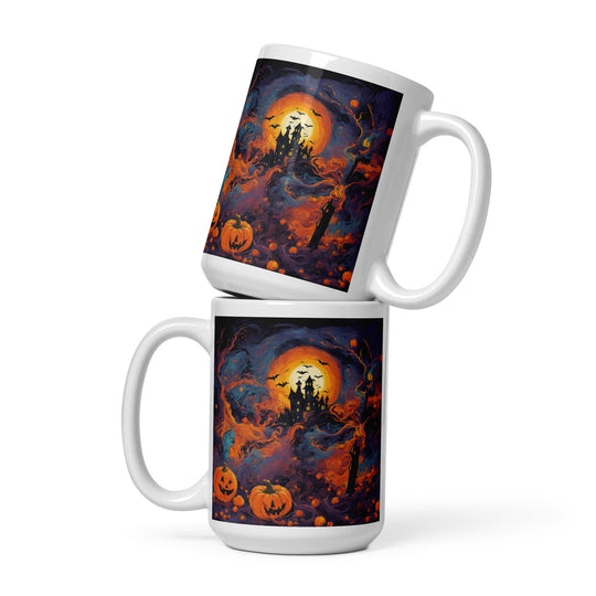 White glossy mug - WhatUWant2Buy