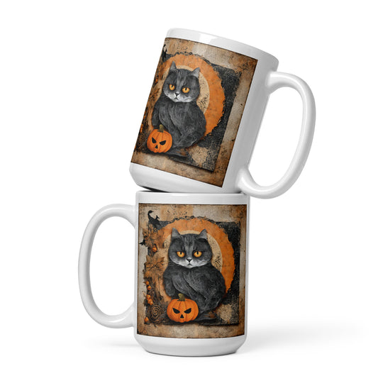 White glossy mug - WhatUWant2Buy