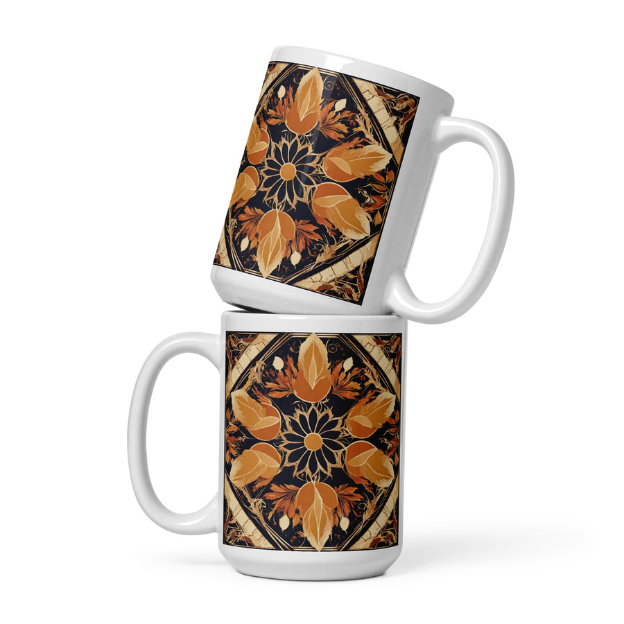 White glossy mug - WhatUWant2Buy