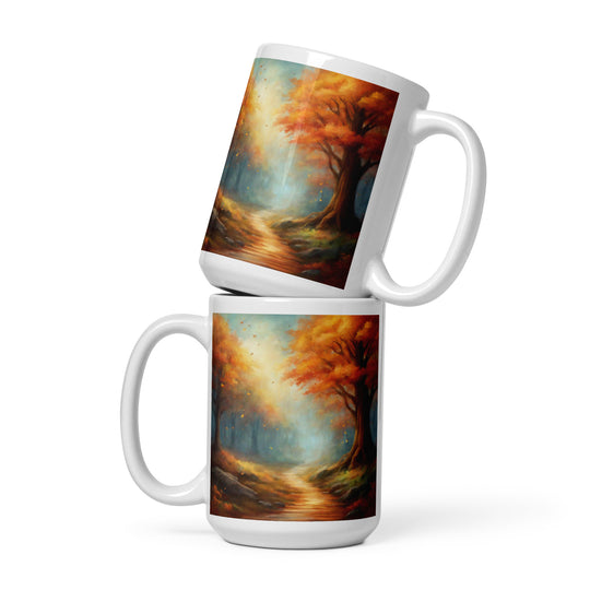 White glossy mug - WhatUWant2Buy