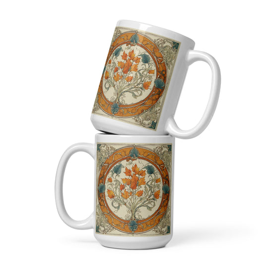 White glossy mug - WhatUWant2Buy