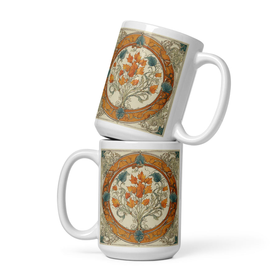 White glossy mug - WhatUWant2Buy