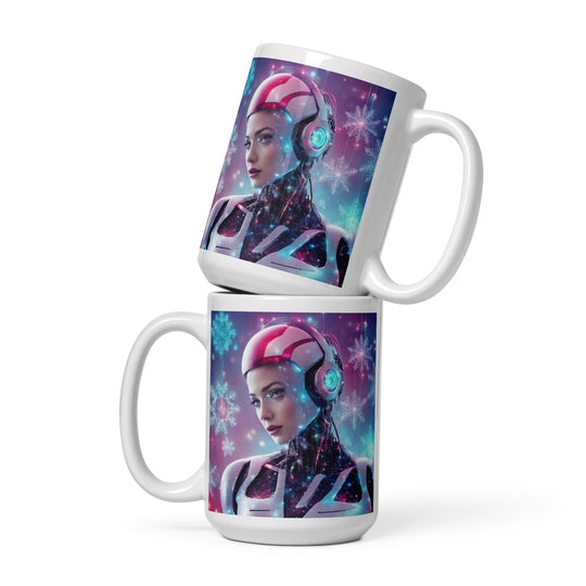 White glossy mug - WhatUWant2Buy