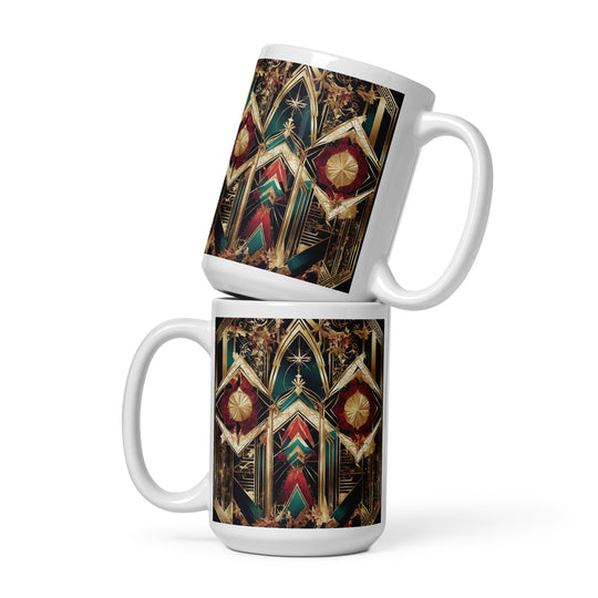 White glossy mug - WhatUWant2Buy