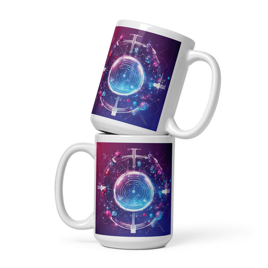 White glossy mug - WhatUWant2Buy