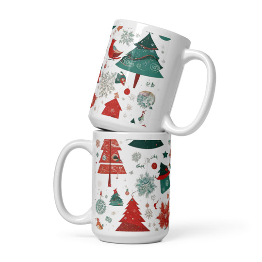 White glossy mug - WhatUWant2Buy