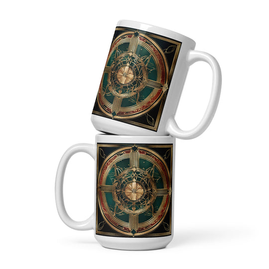 White glossy mug - WhatUWant2Buy