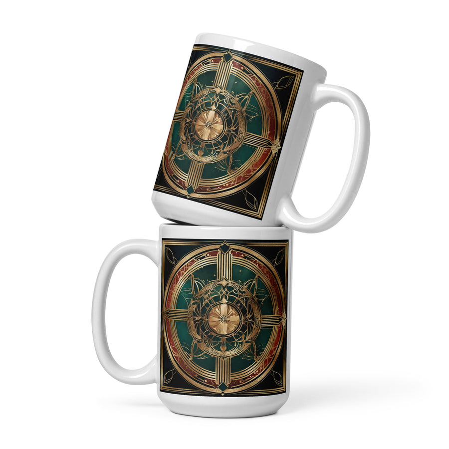 White glossy mug - WhatUWant2Buy