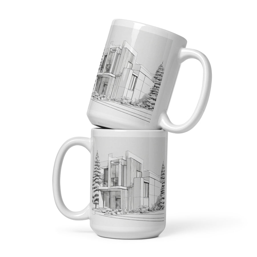 White glossy mug - WhatUWant2Buy
