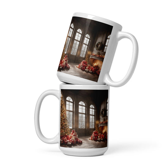White glossy mug - WhatUWant2Buy