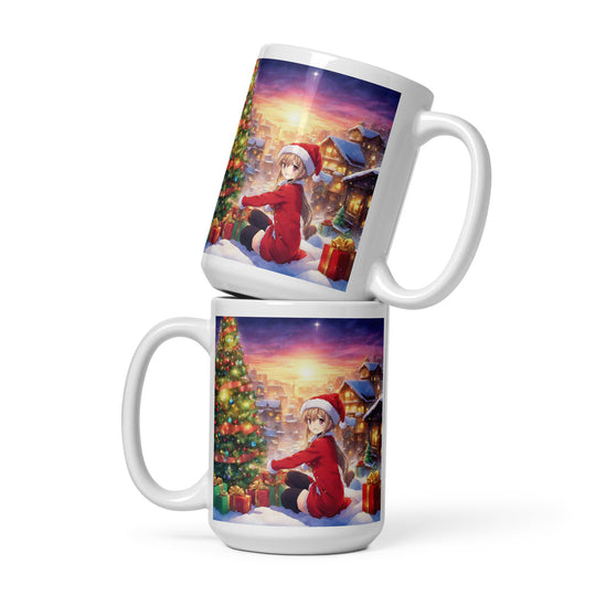White glossy mug - WhatUWant2Buy