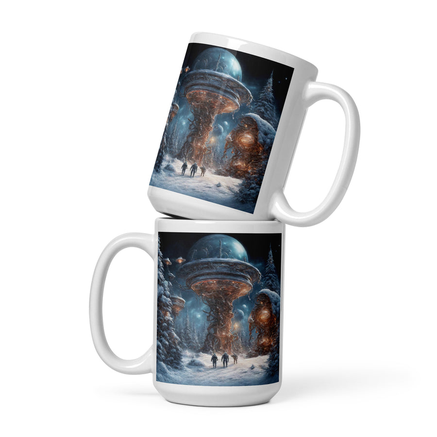 White glossy mug - WhatUWant2Buy