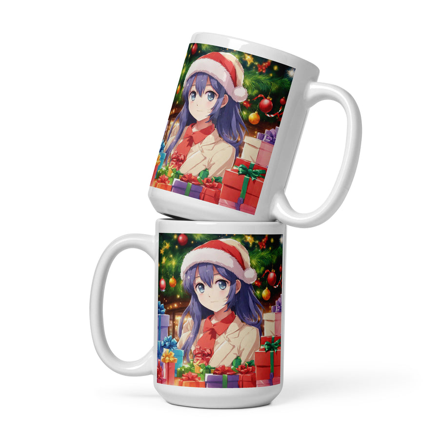 White glossy mug - WhatUWant2Buy