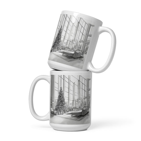 White glossy mug - WhatUWant2Buy