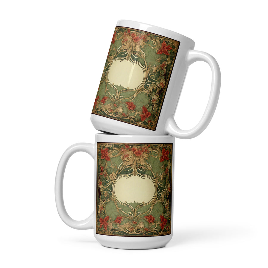 White glossy mug - WhatUWant2Buy
