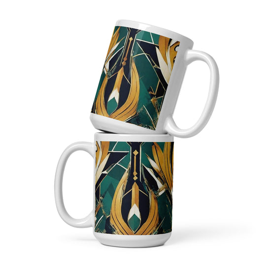 White glossy mug - WhatUWant2Buy