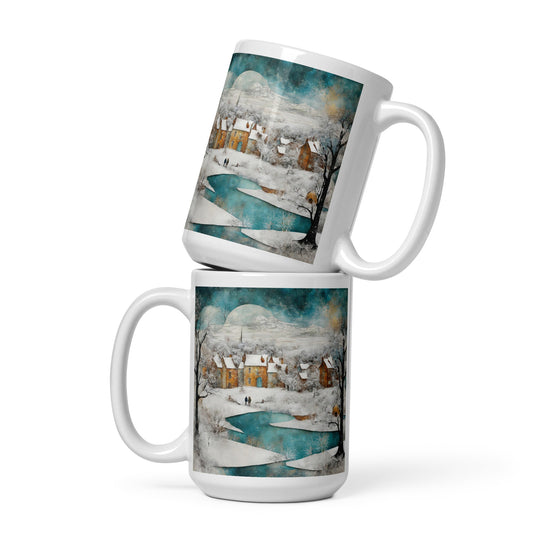 White glossy mug - WhatUWant2Buy